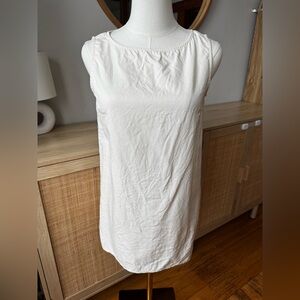 A.K.A. Eddie Bauer | Sleeveless Longline Silk Blend Top